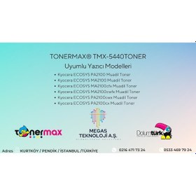 Resim Tonermax Kyocera Tk-5440 Uyumlu Toner Sarı / Kyocera Ecosys Pa2100 / Ma2100 