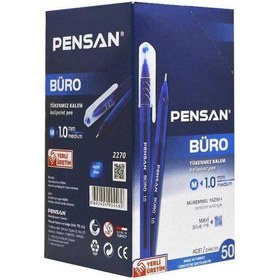 Resim Pensan Mavi Tükenmez Kalem Pk 50'li 1.0 MM 