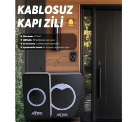 Resim Narnuga Kablosuz Su Geçirmez Kapı Zili (4887) 
