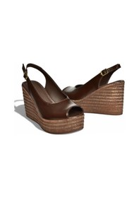 Resim Fox Shoes Y996553560 Kahverengi Rustik Dolgu Topuklu Kadın Ayakkabı Kahverengi 