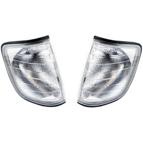 Resim Genel Markalar Mercedes W124 Kasa E200 Sağ - Sol Ön Sinyal Lambası Takımı 1993-1996 