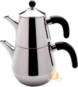 Resim Arzu Çelik Elegant Topaç Mini Boy Çaydanlık Takımı 