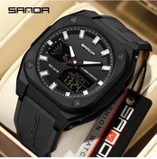 Resim Gaojunshop01 Tam Siyah Sku Erkek Kronograf Saati: 30m Su Geçirmez, Aydınlatmalı Kadran, Tarih-gün-hafta Göstergeli, Silikon Kordon, Spor Ve Günlük Kullanım İçin Diğer 