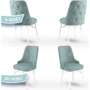 Resim Canisa Concept Pare Serisi, Sandalye, 4 Adet Sandalye, Beyaz Gürgen Ayak 