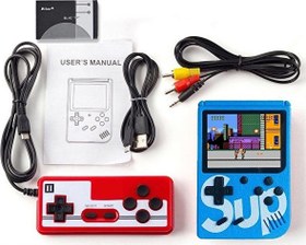 Resim Sup Taşınabilir Video Oyun Konsolu 3" 400 Oyunlu Mini Atari Gameboy 2 Oyunculu 