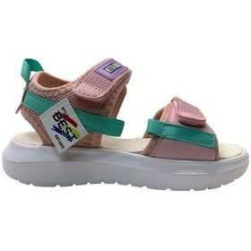 Resim Tuğba Ortopedi 2252 Çocuk Sandalet Pudra/yeşil Pudra - Yeşil 
