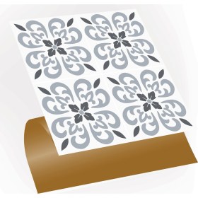 Resim Tink Kendinden Yapışkanlı Geometrik 034 Desenli Pvc Karo 30X30 cm (56 Adet) 5m2 