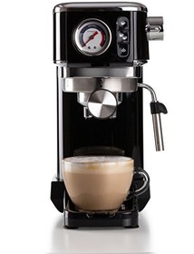 Resim Moderna Slim Espresso Kahve Makinesi Siyah 1381/32 
