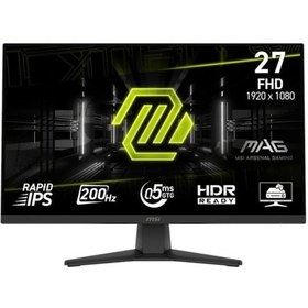 Resim MSI 27 MAG 272F 1920x1080 (FHD) 16:9 FLAT RAPID IPS 200HZ 0.5MS (GTG) FREESYNC PREMIUM GAMING MONITOR 