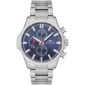 Resim Ferro Gümüş Değiştirilebilir Kordon Erkek Kol Saati FM110047A-A FM110047A-A 