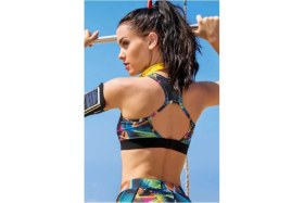 Resim Yeni İnci Siyah Sporcu Tayt Alt Üst Takım M Beden Kadın Yoga-Fitness-Pilates-Koşu İçin Rahat Tasarım 