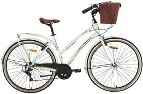 Resim Bisan Serenıty S Kadın Şehir Bisikleti 48Cm V 28 Jant 7 Vites Mint Yeşil Siyah 
