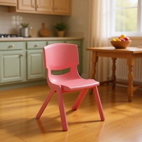Resim Mobetto 2 Adet Kreş Anaokulu Çocuk Sandalyesi Sert Plastik Turkuaz/Pembe Modern Tasarım 