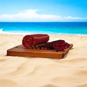 Resim Peştemal Narin Kırmızı 