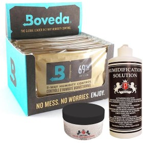 Resim Boveda 69 60 G Humidor Puro Kutusu Nemlendirici 12li Paket Saf Su 