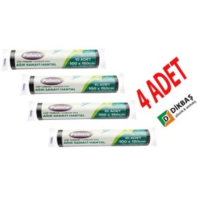 Resim AboutThePerfect Güçlü ve dayanıklı 4'lü ağır sanayi çöp poşeti (P117) 