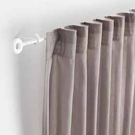 Resim Perde çubuğu seti, beyaz, 140 cm 