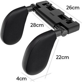 Resim Dancemonkey Araba Kafa Yastığı Seyahat - Kırmızı, Araba Yolculuğu İçin 