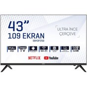 Resim Saba SB43F251 43" 109 Ekran Uydu Alıcılı Full HD Android Smart LED TV 
