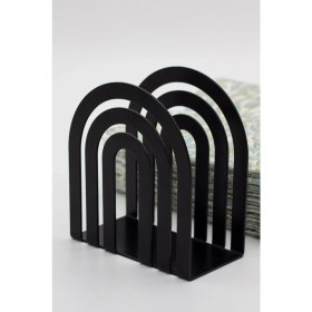 Resim Mavi Trend Metal Masa Üstü Sofra Dekoratif Siyah Peçetelik 