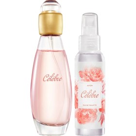 Resim Avon Celebre Kadın EDT Parfüm ve Vücut Spreyi Seti - Çiçeksi ve Meyveli Aroma, 50 ml + 100 ml Özel Hediye Paketi 