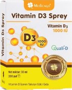 Resim Medicago Vitamin D3 1000 IU Sprey Takviye Edici Gıda 30 ML 