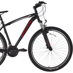 Resim Bisan Leon Dağ Bisikleti 48 cm V 29 Jant 21 Vites Mat Siyah Kırmızı 
