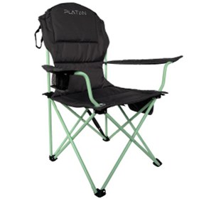 Resim Platan Chair Ones-lp Hafif Katlanır Kamp Piknik Sandalyesi - Kolt Gri - Yeşil 