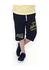 Resim Fyk Kids Authenti C Broklyn Baskılı, Erkek Çocuk Kapri&şort Siyah 