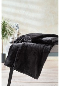 Resim Yataş Bedding Olenna Wellsoft TV Battaniyesi 140 x190 CM Antrasit 