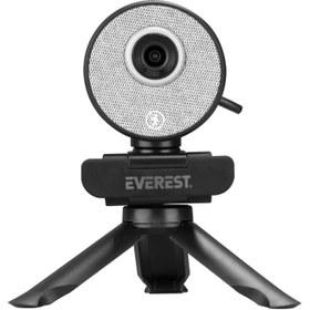 Resim EVEREST SC-HD09 1080P FHD HAREKET DUYARLI TRİPOD VE MİKROFONLU WEBCAM USB PC KAMERA 