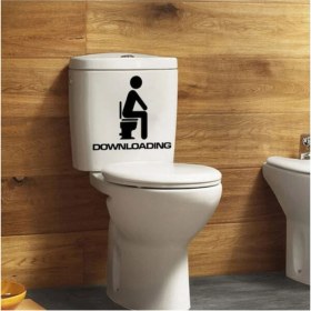 Resim Ne Verelim Size 1 Parça Tuvalet Sticker Yaratıcı Su Geçirmez Duvar Sticker Tuvalet Çıkartmalar 