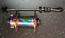 Resim HASSNS PRO7 RULMANLI 32 DELİKLİ RAINBOW ÖN GÖBEK DİSK+V FREN UYUMLU 