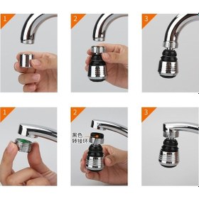 Resim River World Musluk Başlığı 2 Modlu Kısa Su Tasarruflu 