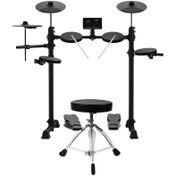 Resim JWIN JDD-2024 Tabureli Dijital Bateri Seti 