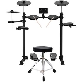 Resim JWIN JDD-2024 Tabureli Dijital Bateri Seti 