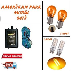 Resim Amerikan Park Modül Seti Ayarli + Sinyal Ampül+Turuncu Park Ledi 
