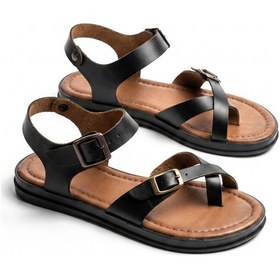 Resim Giamgia Store Kadın Siyah Parmak Arası Düz Sandalet-2407 