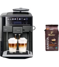 Resim Sıemens Eq6 Plus S700 Tam Otomatik Espresso Makinesi Aynı Anda 2 Fincan Kahve + Kahve Çekirdeği 