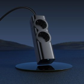 Resim 2 Priz + 4 USB Çıkışlı Akım Korumalı Çoklu Priz | 2200W Güç, Hızlı Şarj Destekli, Kompakt Tasarım 
