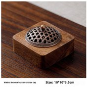 Resim Mufunye Ev İçi Zen Tarzı Cinko Kapaklı Orman Ağacı Fincan, Delikli Tasarım, Kadife Kokulu Koku Dağıtıcı, Dairesel Tabanlı Dekoratif Alet 