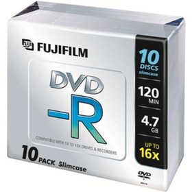 Resim Boş Dvd Fujifilm Dvd-R 4.7Gb 16X Ince Kutu 10 Adet 