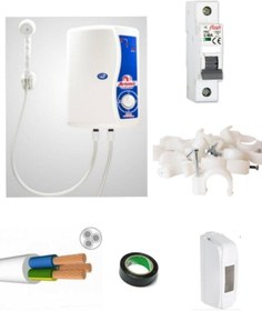 Resim ARTEMİS Elektro Model Elektrikli Şohben 5mt Kablolu Tam Takım Set 