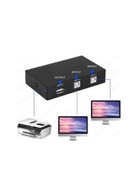 Resim BK Teknoloji 2 Port USB Pc Tarayıcı Yazıcı Değiştirici Switch 