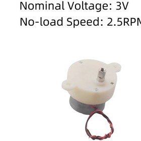 Resim Oldfriend Dc3-6v Turbo Dişli Kutu Js30-300 Motor 2.5 Rpm Hız Redüktörü El Krank Jeneratörü Yıldız Lambası Fan Araba Fanı Döner Müzik Kutusu İnkübatör 