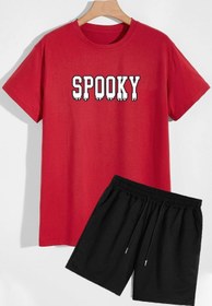 Resim trendypassion Spooky Şort T-shirt Eşofman Takımı 