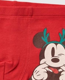Resim Benetton Erkek Çocuk Yeşil Disney Baskılı Boxer 