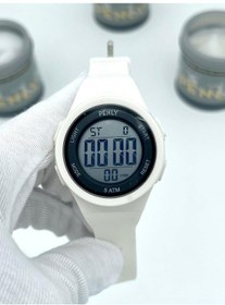Resim Penly Dijital Kol Saati 348 Model Beyaz +4 Renk Kronometre-alarmlı 5atm Su Geçirmez 