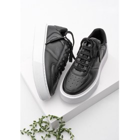 Resim Marjin Kadın Sneaker Spor Ayakkabı Kalın Taban Bağcıklı Azin 