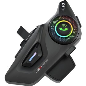 Resim Crown Micro Crown C10 Motosiklet Kask Bluetooth Kulaklık Seti - Mobil Uygulama Destekli - Intercom / Interkom - Buff Hediyeli 